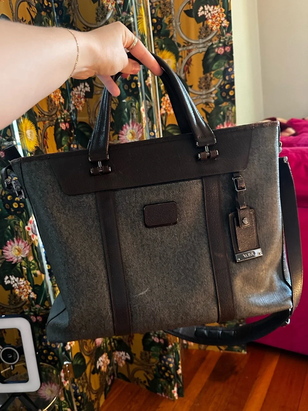 Tumi Astor Avery Brief Tote Crossbody Laptop Work Bag